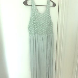 Mint green maxi dress from Altar’d State